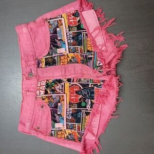 Levi's Pink Star Wars Jean Shorts
